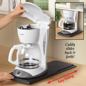 HauSun sliding tray for blender enables effortless access during cooking prep.