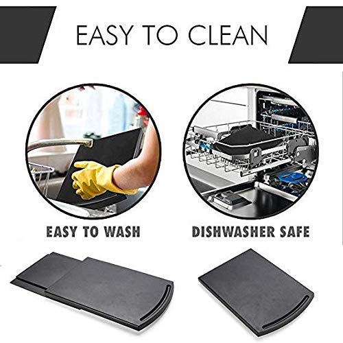 HauSun sliding tray for food processor maintains organized counter space.
