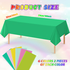 Hauwellter rectangle tablecover pink highlights bright decor while protecting surfaces.