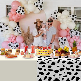 Hauwellter western party decor tablecloth for indoor or outdoor use
