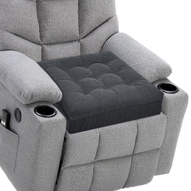 HAVARGO recliner cushion with gray cover adds comfort to your chair.