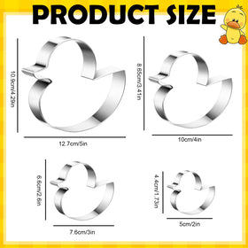 Havawish duck 4-inch cookie cutter for medium cookies and fondant accents.