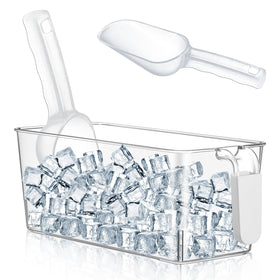 Havawish ice bin with pull-out handle in grey for easy access and storage.