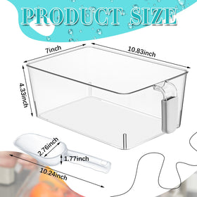 Havawish ice scoop gray designed for easy retrieval from bins