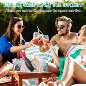 Havawish multi-use ice bin for fruits, snacks, and more