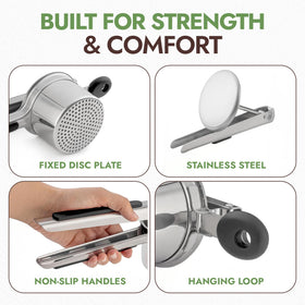 Havenity dishwasher-safe ricer for easy cleanup after meals