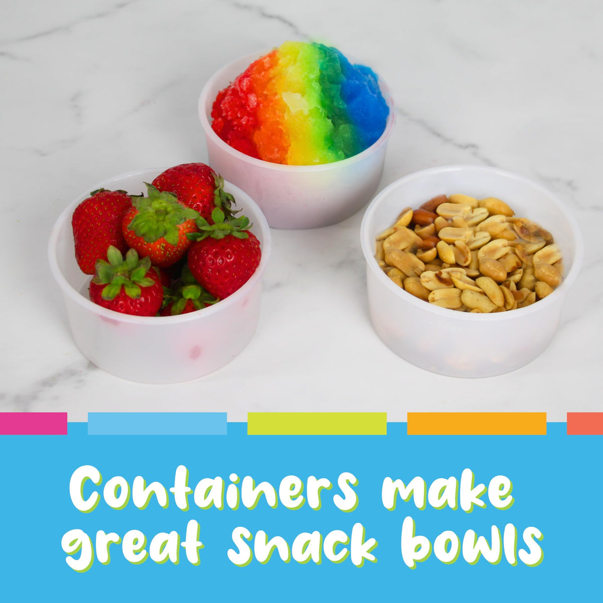 Hawaiian Shaved Ice easy-clean molds for quick post-use washing