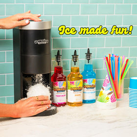 Hawaiian Shaved Ice S777 five ice molds provide round, chewable shaved ice options.