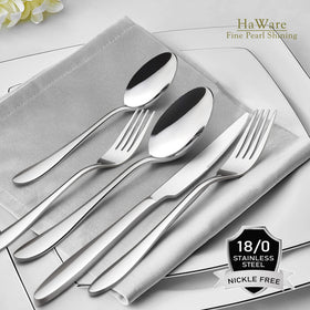 HaWare dishwasher-safe silverware for quick cleanup after meals