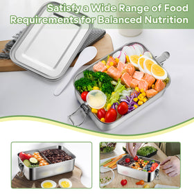 HaWare 47oz capacity fits a complete lunch for work or school