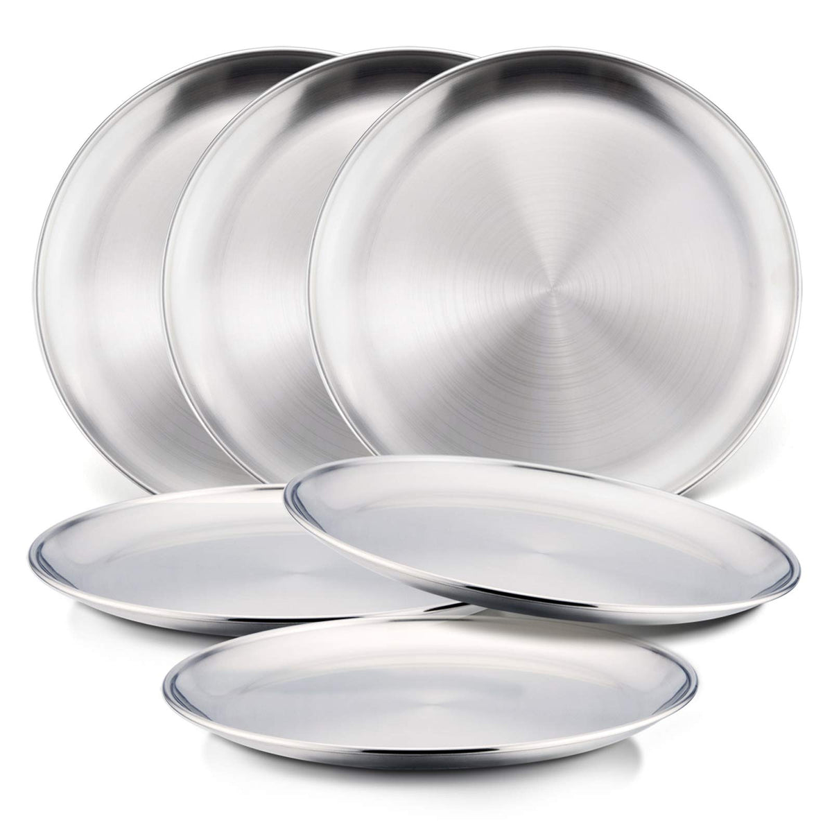 Haware 6-piece 8-inch kid plates, durable and easy to clean