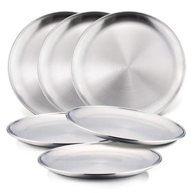 Haware 6-piece 8-inch kid plates, durable and easy to clean