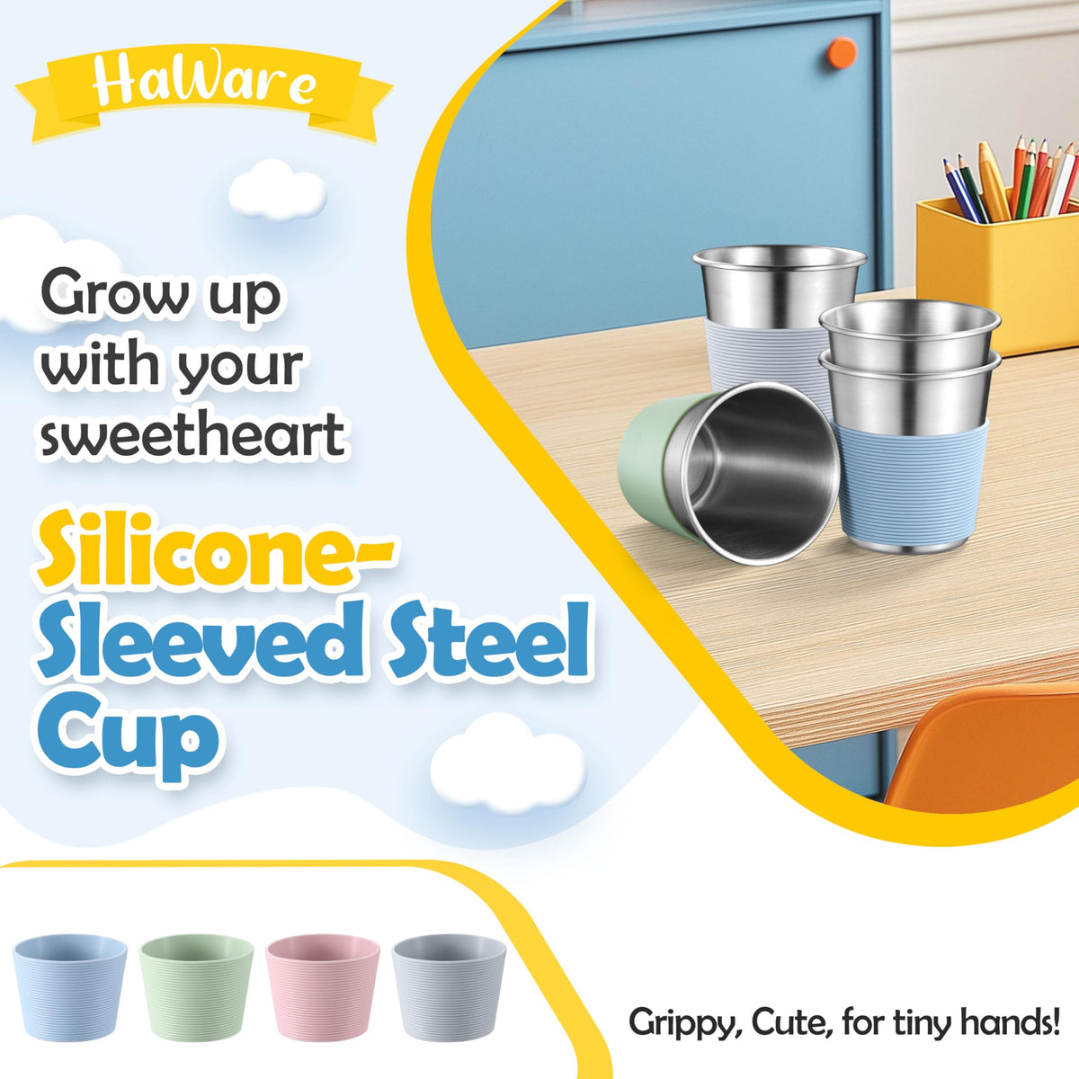 HaWare shatterproof design cup demonstrates durability for daily use