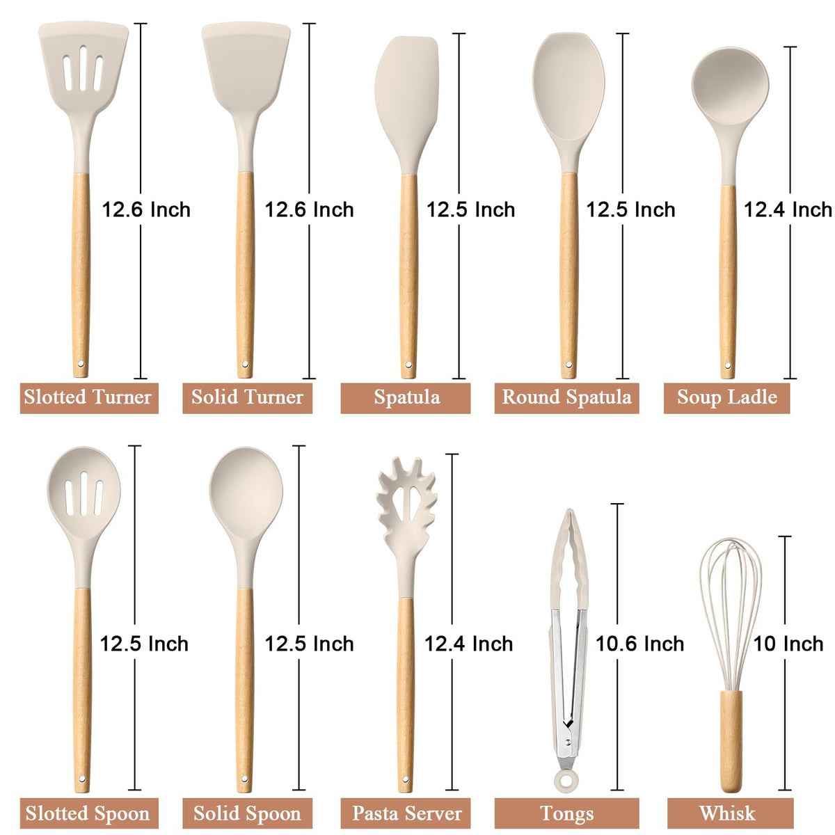 HaWare solid turner with wooden handle for sturdy, reliable scraping.