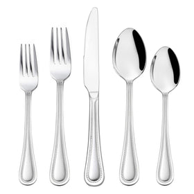 HaWare pearled-edge dinner forks offering comfortable grip and elegant dining