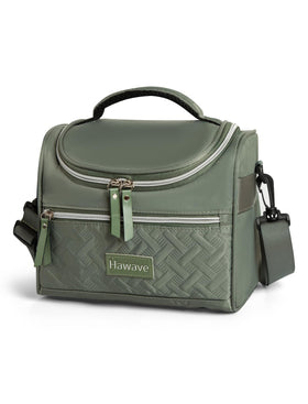 Hawave lunch bag with front pocket for easy access at work.