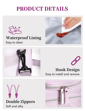 Hawave leakproof zipper prevents spills during travel.