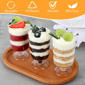 HawHawToys compact 3oz capacity cups for easy single-serving desserts.