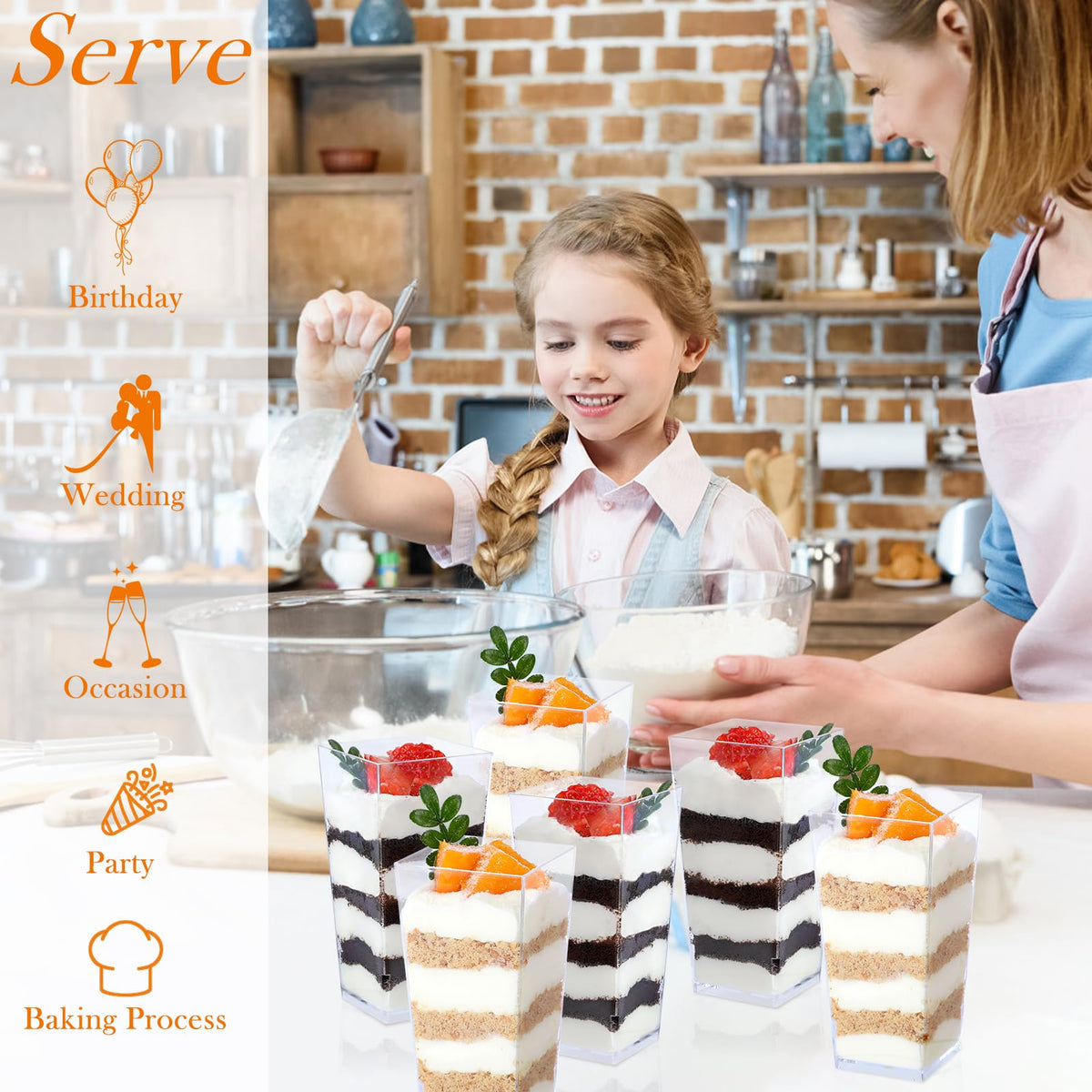 HawHawToys picnic-friendly cups for portable desserts and treats.