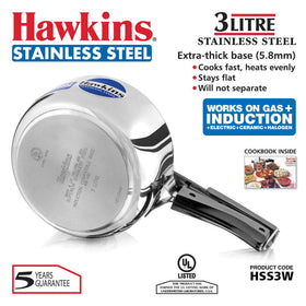 Hawkins inner lid close-up shows sturdy lid fit and secure sealing.