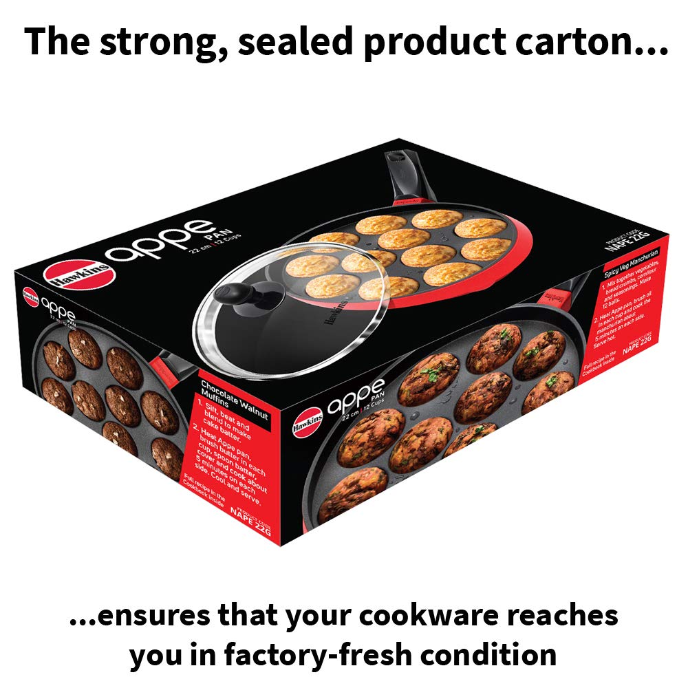 Hawkins Appe Pan ceramic outer coating resists stains and looks polished