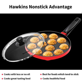 Hawkins Appe Pan interior with nonstick coating for easy release