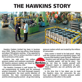 Hawkins 3 Litre Classic handle close up for safe lifting