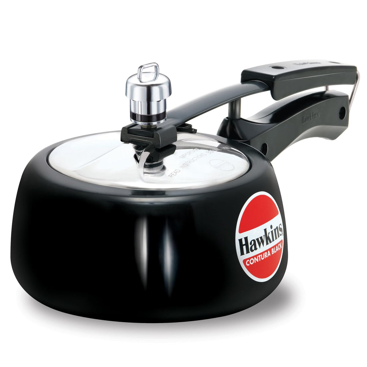 HAWKINS Contura Black 1.5L exterior — fast heating for quick weeknight meals.