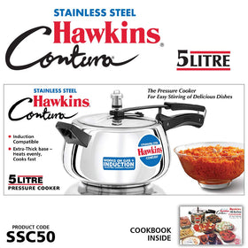 Hawkins Contura inner lid in stainless steel for hygienic cooking