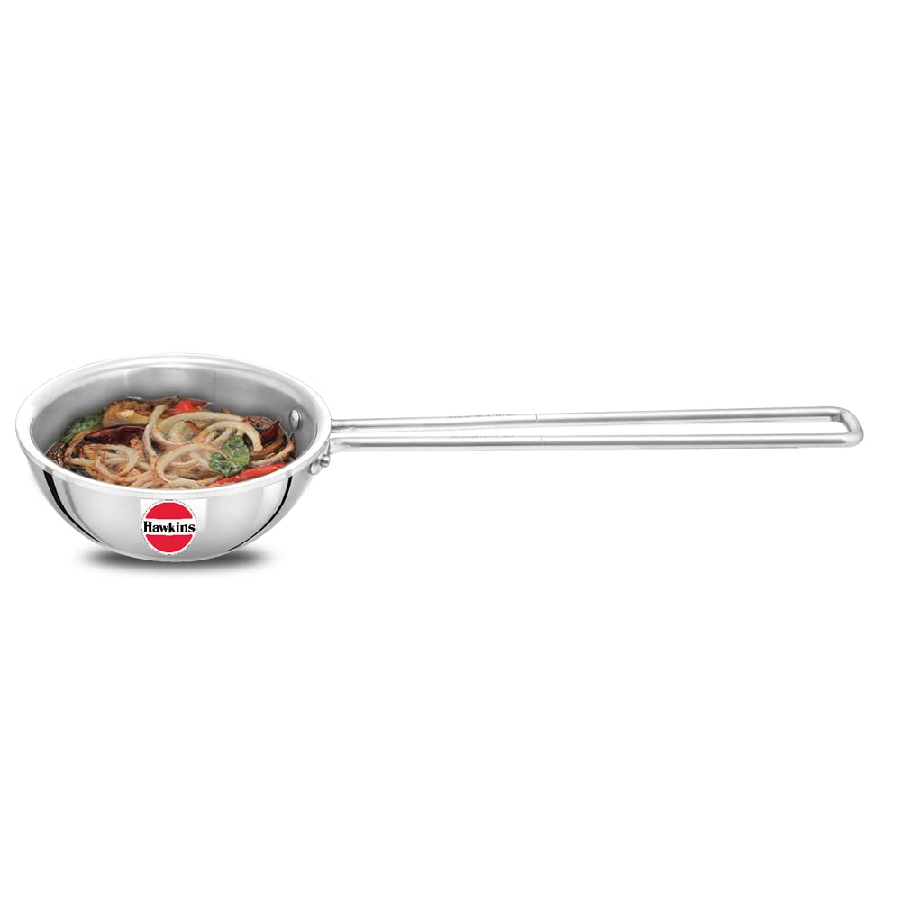 Hawkins Tadka Pan 1.5 cup front view for quick spice heating.