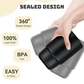 HAWEEK Anti-slip base keeps the jar steady on tables.