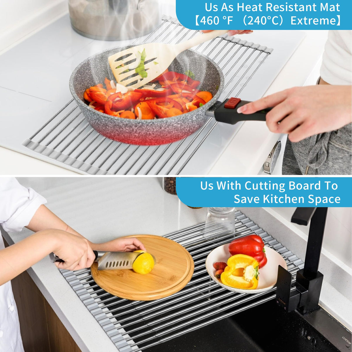 HAYAWEY rack dries dishes, bowls, plates, and cutting boards