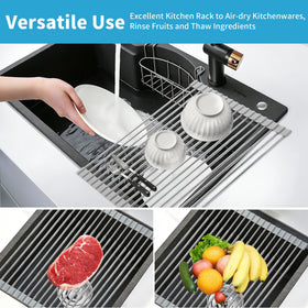 HAYAWEY silicone coating prevents slipping while drying utensils