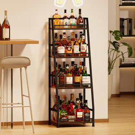 Hayexiha bar corner display stand adds functional décor to the space