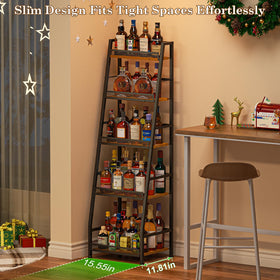 Hayexiha sturdy durable construction supports heavy bottles safely.