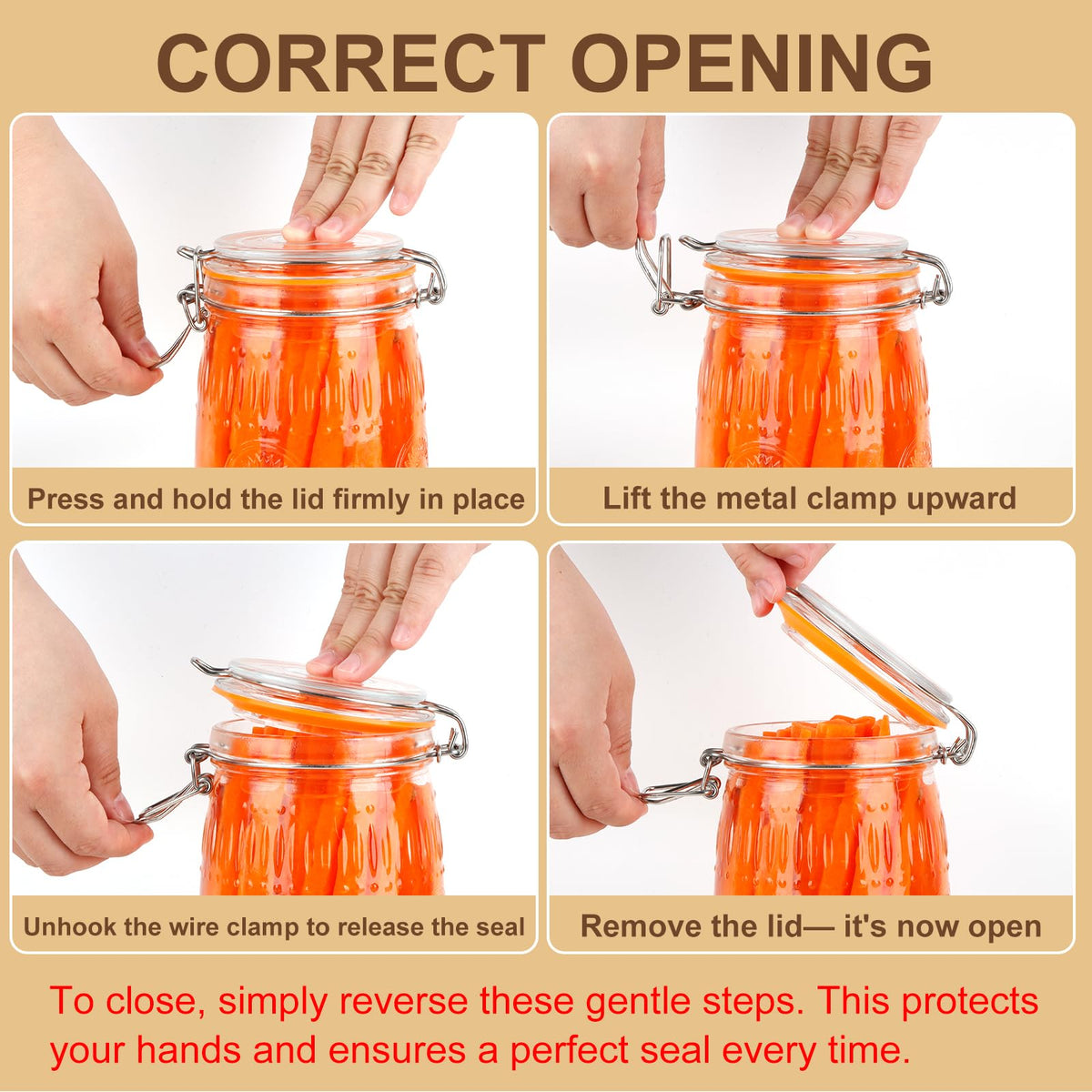 HAYHOI durable packaging protects jars during shipping.