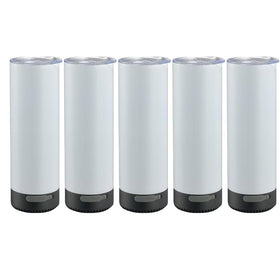 Hayins Bluetooth sublimation tumbler with lid, portable speaker for on-the-go listening.