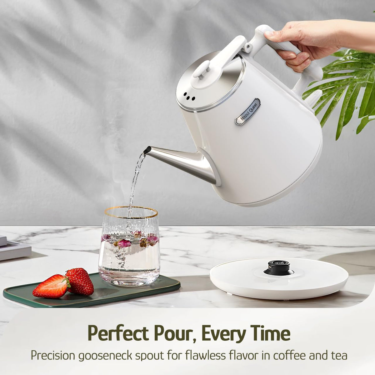 Hazel Quinn BPA-free materials support everyday, flavor-preserving hot beverages