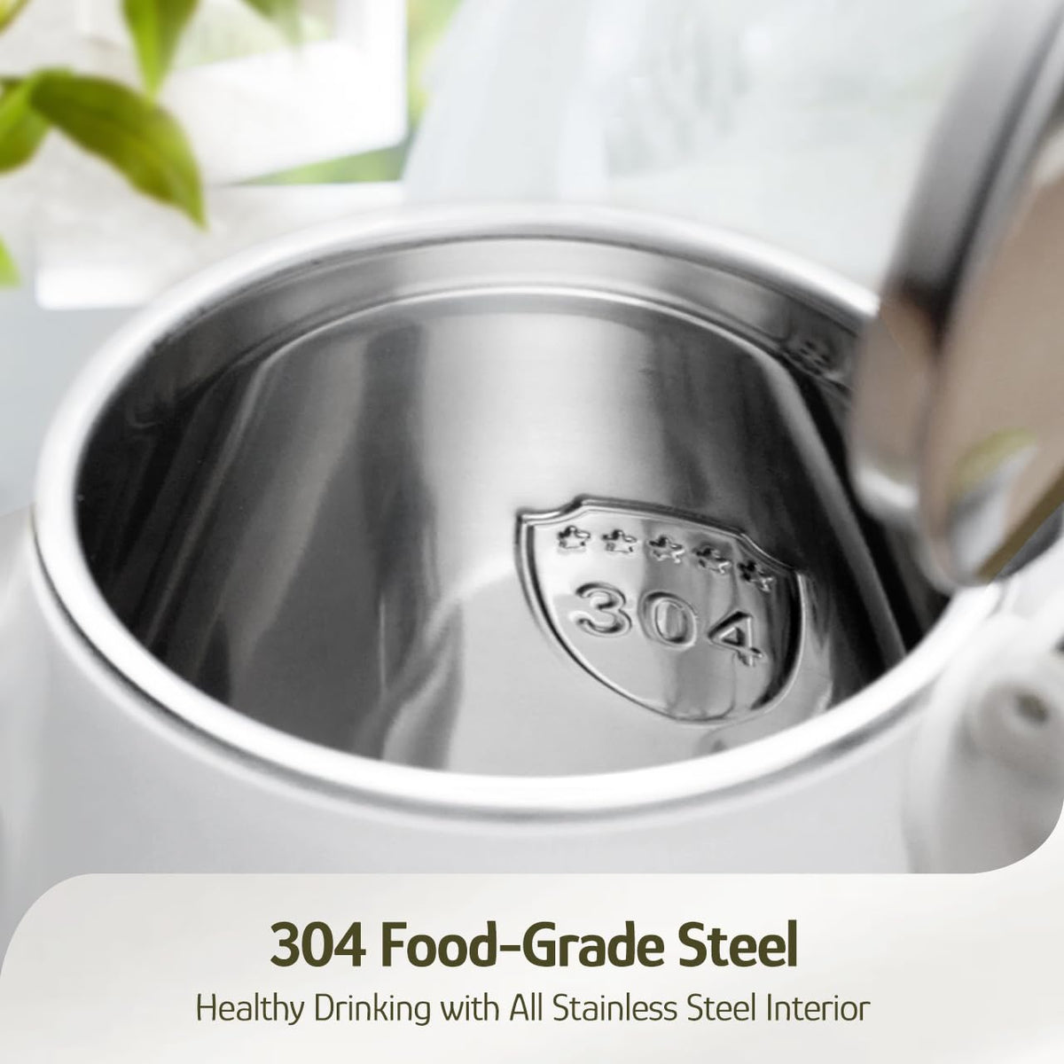 Hazel Quinn gooseneck pour spout enables precise pour-over and tea brewing