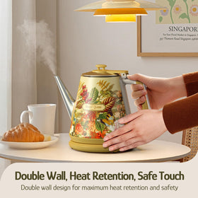 Hazel Quinn Retro auto shut-off provides safe, unattended boiling