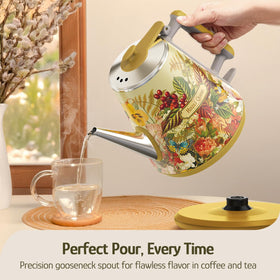 Hazel Quinn Retro compact 1L capacity fits small-space kitchens