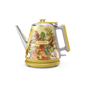 Hazel Quinn Retro kettle front view highlights compact design for small kitchens