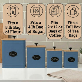HB Design Co. airtight lids keep contents fresh while reducing moisture.