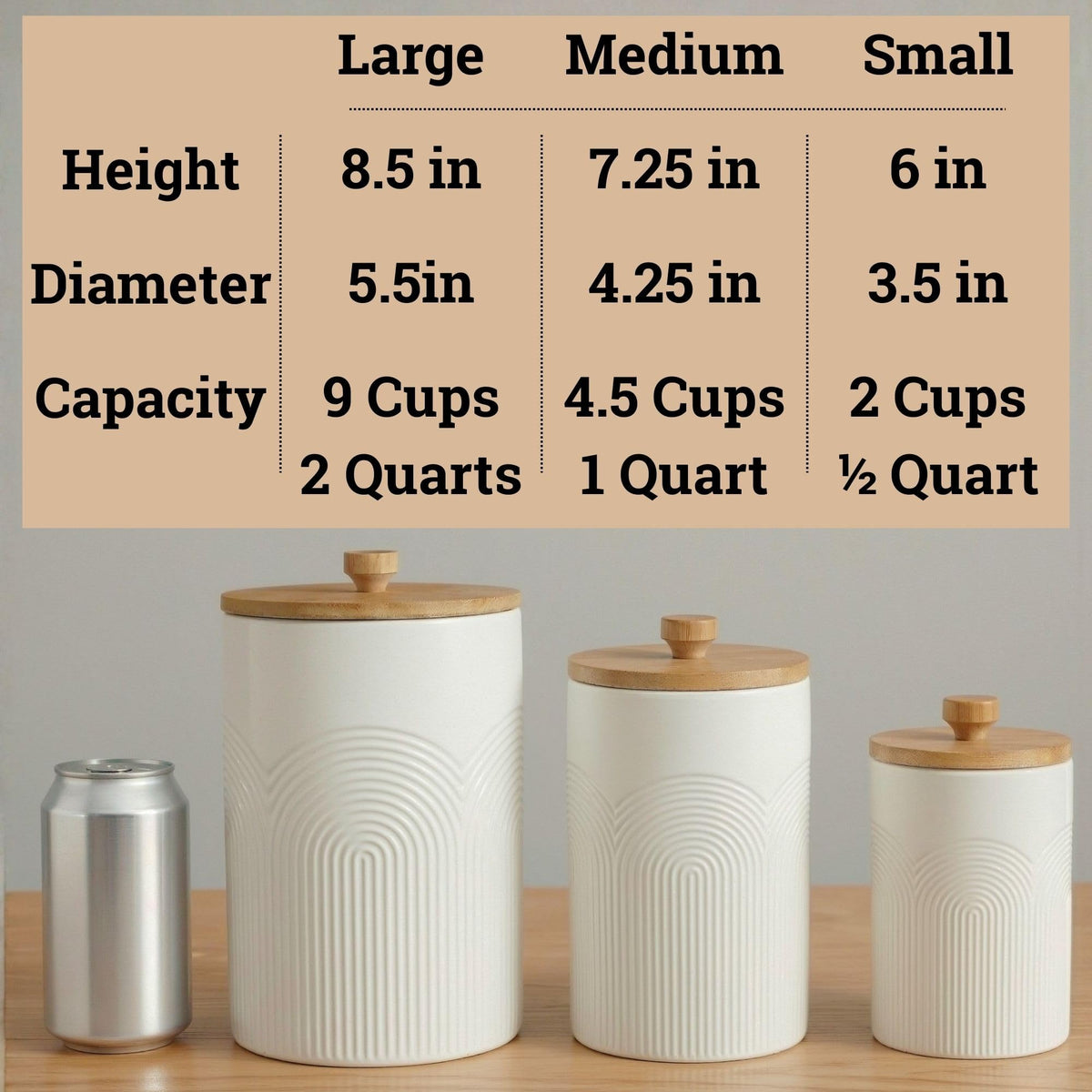 HB Design Co coffee canister keeps aroma within reach on the counter.