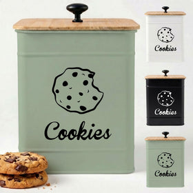 HB Design Co cookie jar with airtight lid keeps cookies fresh