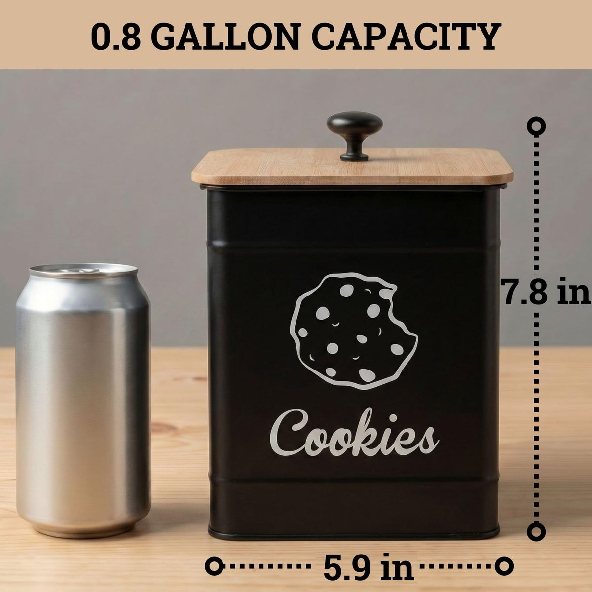HB Design Co cookie jar on display invites sharing and easy access.