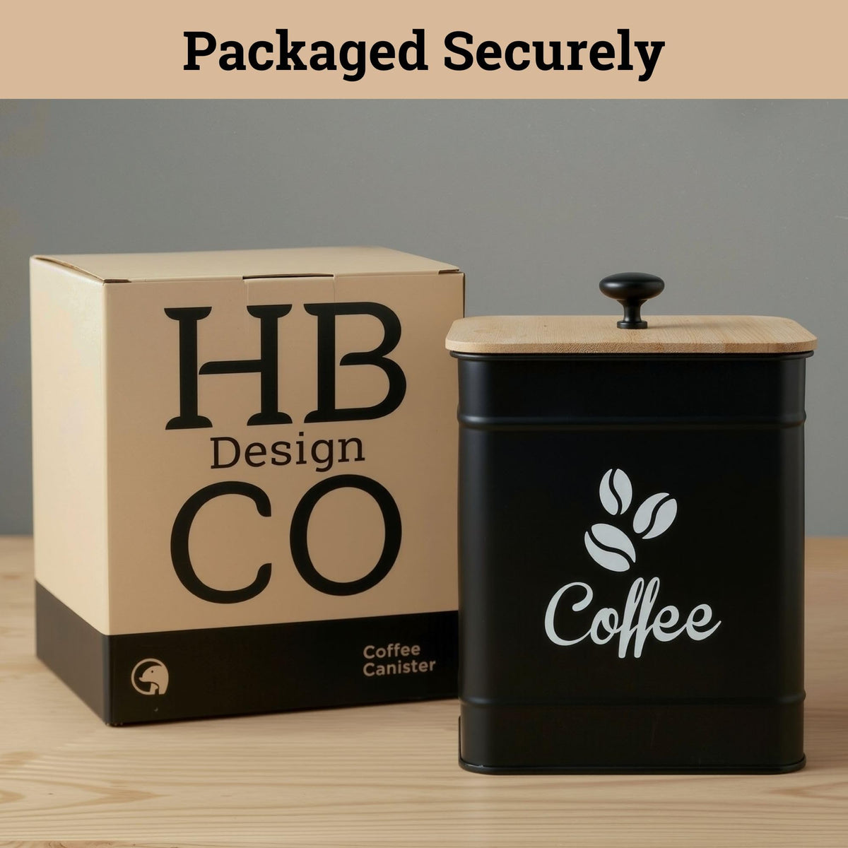 HB Design Co Countertop-friendly container enhances aesthetics while preserving freshness.