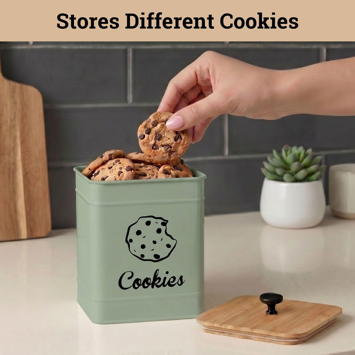 HB Design Co easy-open lid with metal handle for quick access