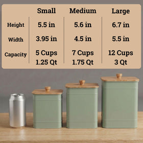 HB Design Co measuring cups fit the mouth for quick scooping.