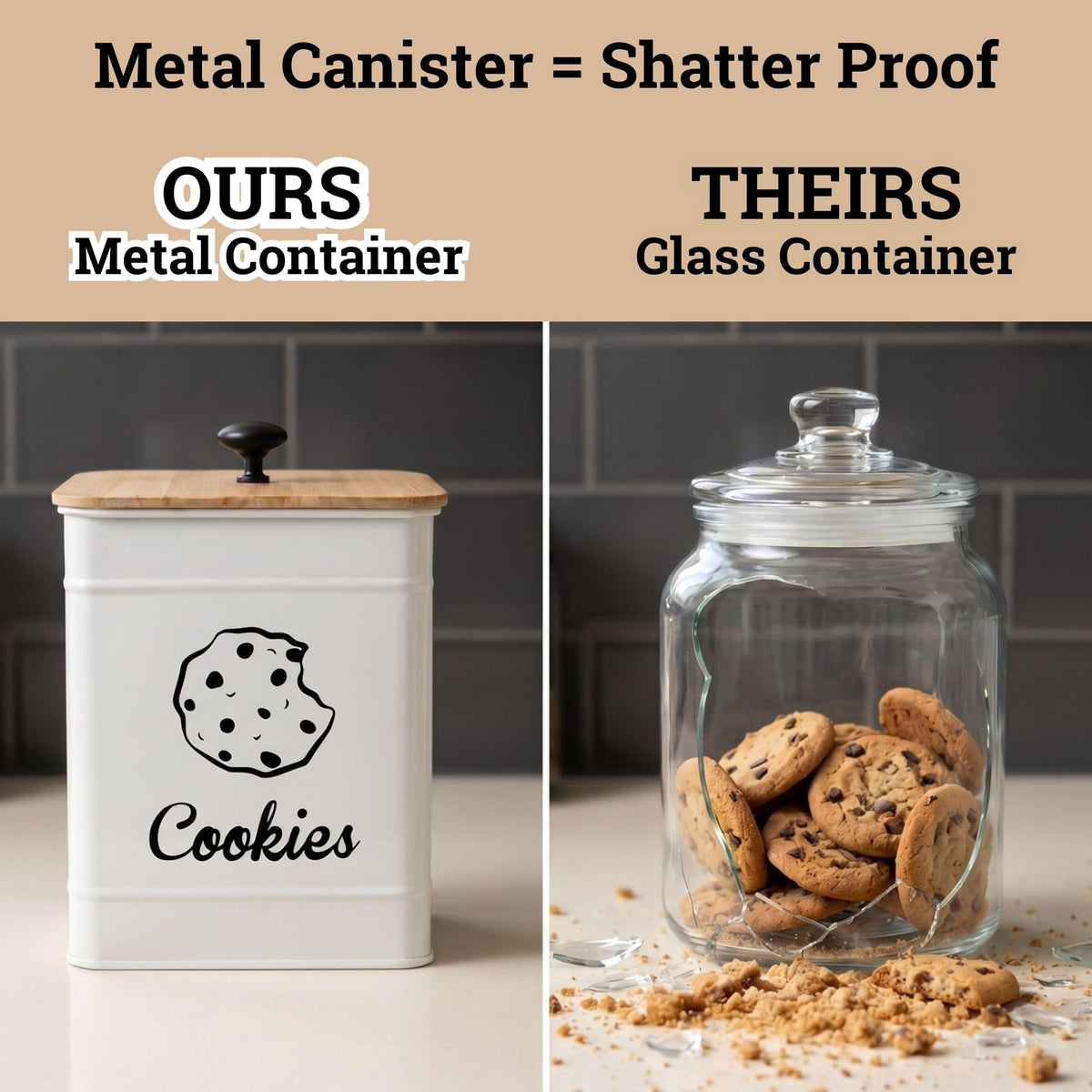 HB Design Co 1-gallon cookie tin fits many brands and bakes.